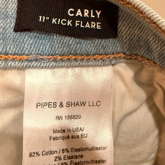 Veronica Beard Light Blue Cropped Jeans with White Stripe NWOT size 29 - Picture 9 of 13